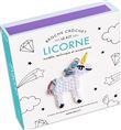 Kit broche tête de silhouette licorne