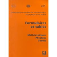Formulaires et tables : mathématiques, physique, chimie