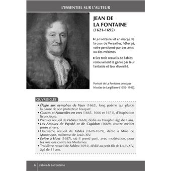 Bibliolycée - Fables de la Fontaine, Jean de la Fontaine