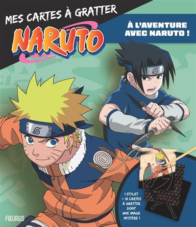 Lot de 19 cartes naruto + étui sur Manga occasion