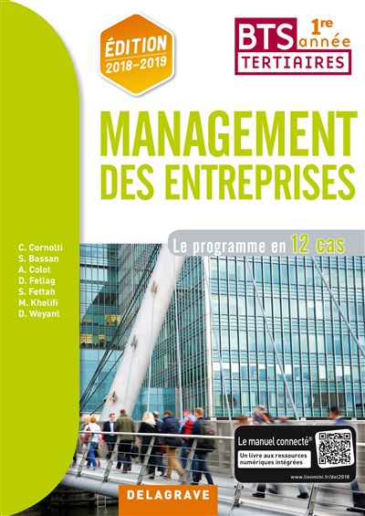 Management des entreprises 1re année BTS (2018) - Pochette élève - Sandrine Bassan - broché