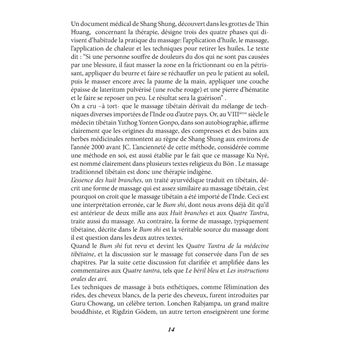 L'art tibétain du massage