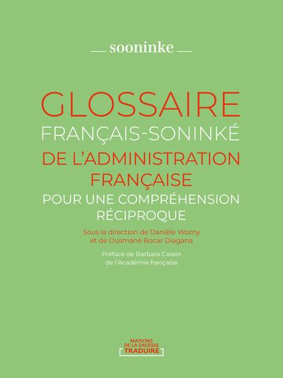 Glossaire françaissoninke de l'administration française Pour une
