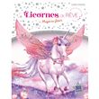 Licornes de rêve - Cahier de stickers - Magie des fleurs