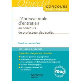 Epreuve orale d'entretien au CPRE