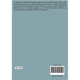 Le Théosophisme