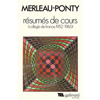 Résumés de cours. Collège de France (1952-1960) - 1