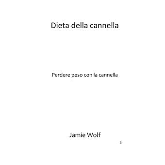 Dieta della cannella