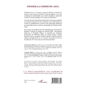 Penser la Commune (1871)