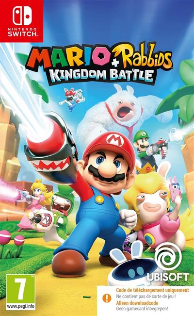 Mario + Les Lapins Crétins Kingdom Battle Code in a Box Nintendo Switch