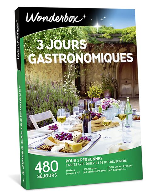 WONDERBOX 3 JOURS PLAISIRS ET SAVEURS