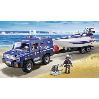 bateau police playmobil 5187