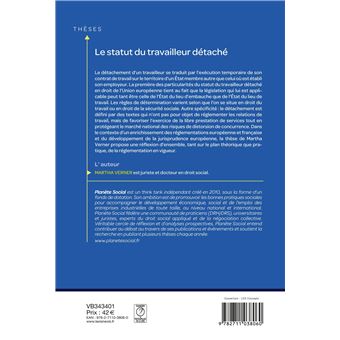 Le statut du travailleur détaché