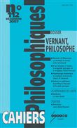 Cahiers philosophiques,112:vernant philosophe