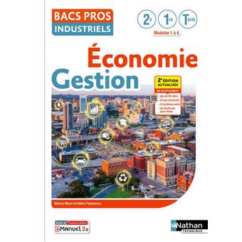 Economie - Gestion Tome unique 2de/1re/Tle Bac Pro Industriels - 2024 - Pochette - élève - + iManuel