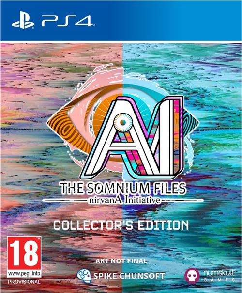 Pochette avant du jeu AI The Somnium Files NirvanA Initiative Collector's edition PS4