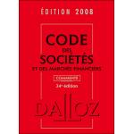 Code des sociétés et des marchés financiers 2008