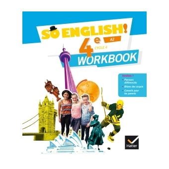 So English! - Anglais 4e Éd. 2017 - Workbook Edition 2017 - Broché ...