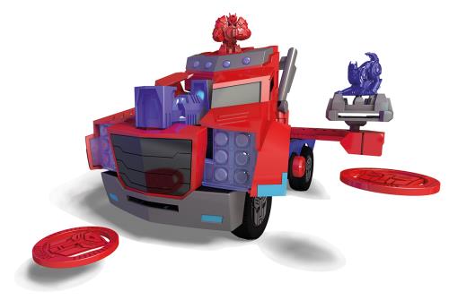Camion lanceur de disques Optimus Prime Transformers Majorette 28cm État correct - Majorette reconditionné disponible sur Fnac