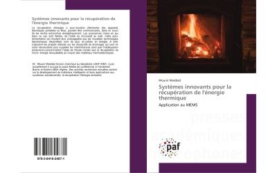 Systemes innovants pour la recuperation de l'energie thermiq
