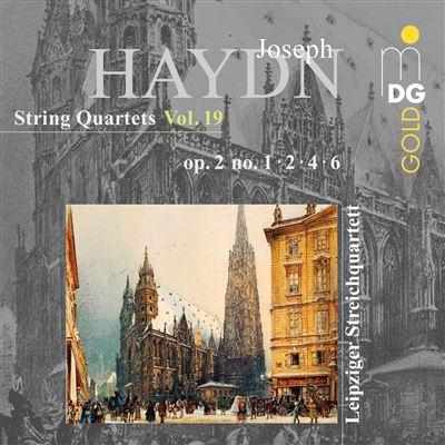 String Quartets Volume 19, Opus 2, Numbers 1, 2, 4 & 6 / Intégrale des quators à cordes Volume 19