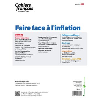 Faire face à l'inflation
