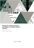 Annales de la Société littéraire, scientifique et artistique d'Apt en Vaucluse