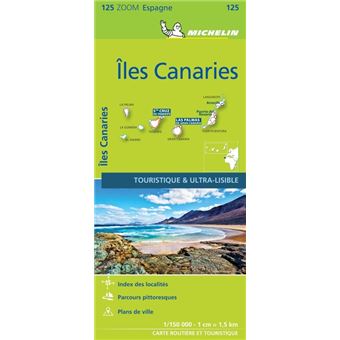 carte routiere canaries Carte Iles Canaries Michelin Échelle 1:150 000   broché 