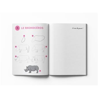 Mes 300 modèles d'animaux à dessiner en pas à pas