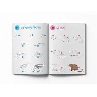 Mes 300 modèles d'animaux à dessiner en pas à pas