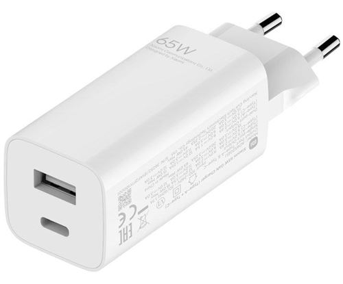 Xiaomi Mi Fast Charger with GaN Tech - Adaptateur secteur - 65 Watt - 3.25 A - Fast Charge (USB-C)