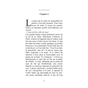 Une Ecriture Américaine