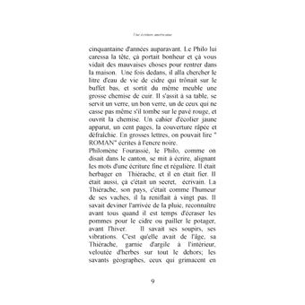 Une Ecriture Américaine
