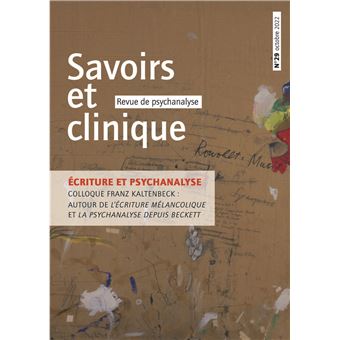Savoirs et clinique 29 - Ecriture et psychanalyse