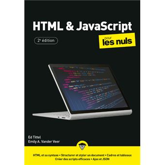 HTML et JavaScript 2e Mégapoche Pour les Nuls