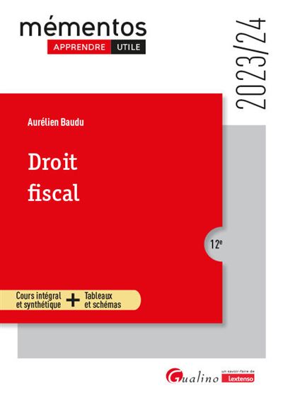 Droit fiscal - Aurélien Baudu - broché
