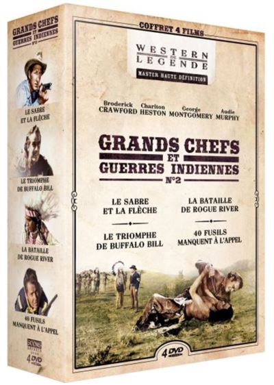 Coffret Grands chefs et guerres indiennes 2 DVD