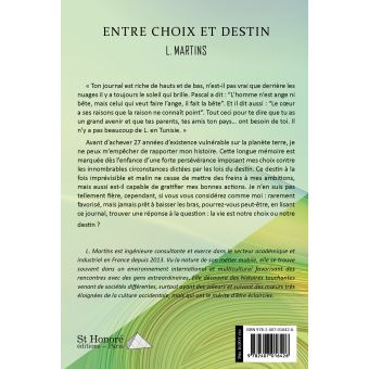 Entre choix et destin