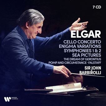 Box Set Elgar Cello Concerto / Enigma Variations / Symphonies 1 & 2 / Sea Pictures - 7 CDs