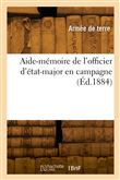 Aide-mémoire de l'officier d'état-major en campagne