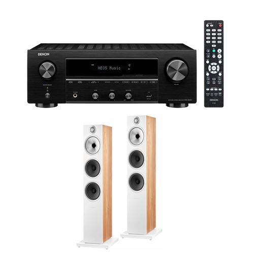 Amplificateur Denon DRA-800H Black + Enceinte colonne Bowers&Wilkins 603 S2 Edition Anniversaire Chêne Vendue par paire