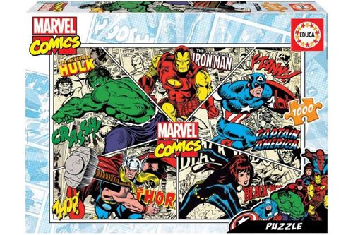 Non Communiqué Puzzle 1000 Pièces : Marvel Comics Educa
