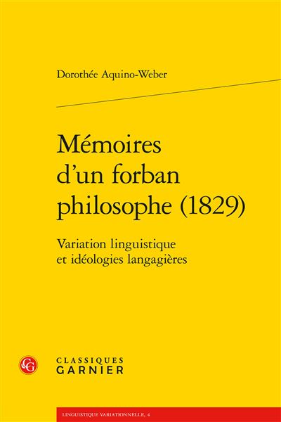 Memoires d'un forban philosophe