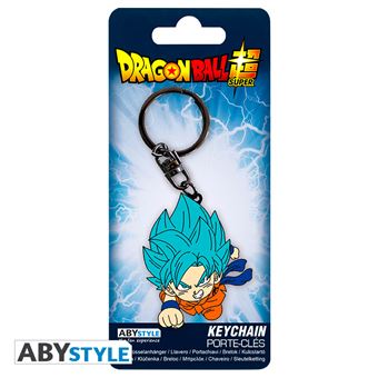 Porte-clés PVC Dragon Ball Super Goku Saiyan Bleu