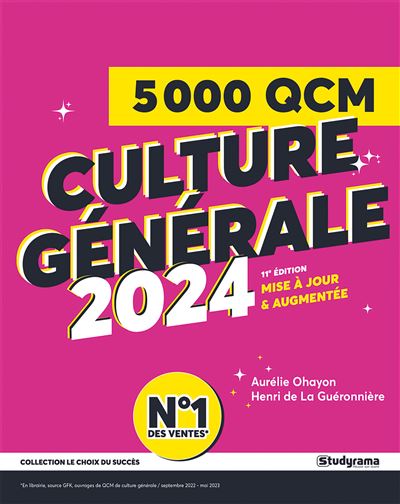 5 000 QCM de culture générale 2019-2020