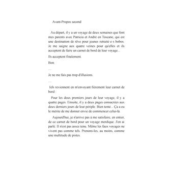 Carnet de bord pour un voyage merdique