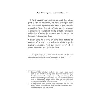 Carnet de bord pour un voyage merdique