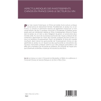 Aspects juridiques des investissements chinois en France