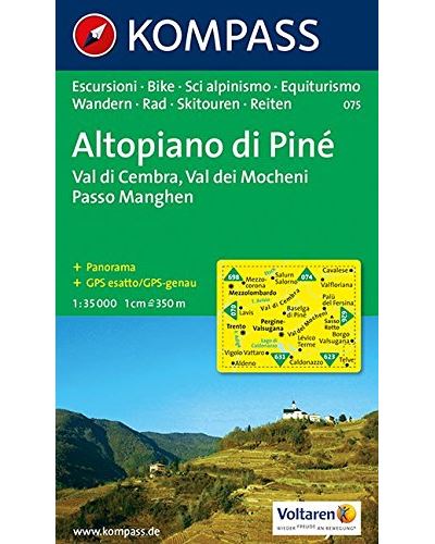 Altopiano di piné 1 : 35 000