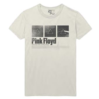 T-Shirt Pink Floyd Black And White Prisms Unisex